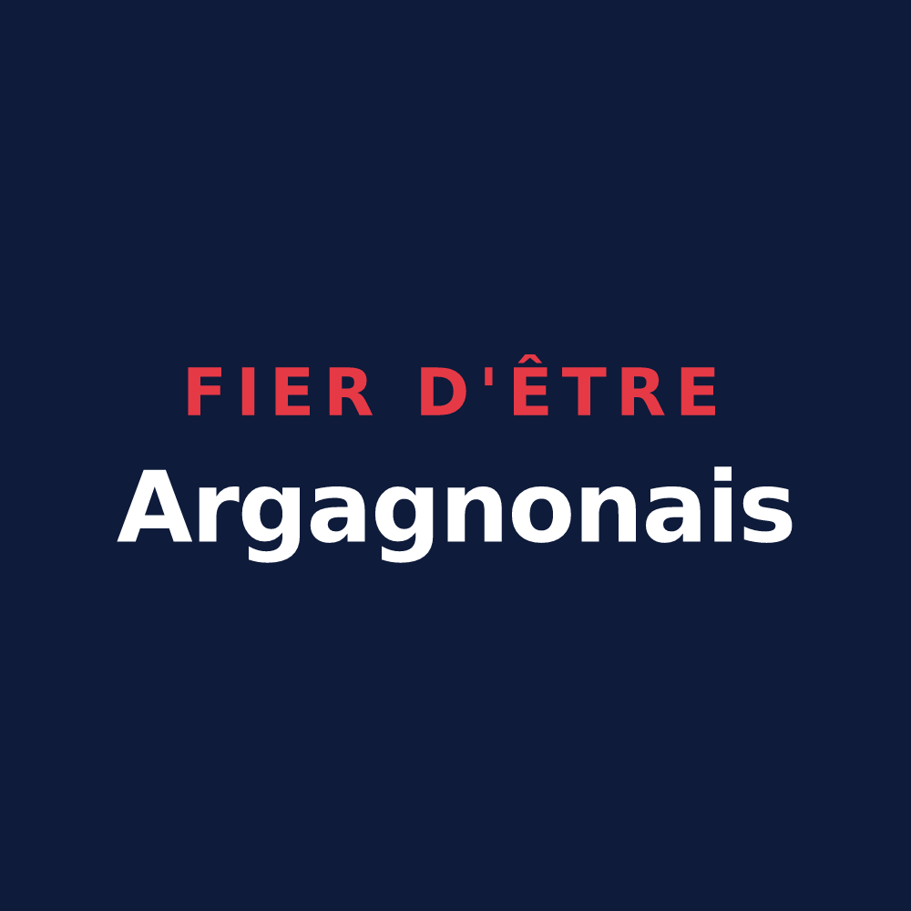 T-shirt « Fier d'être Argagnonais » — design pour Argagnon