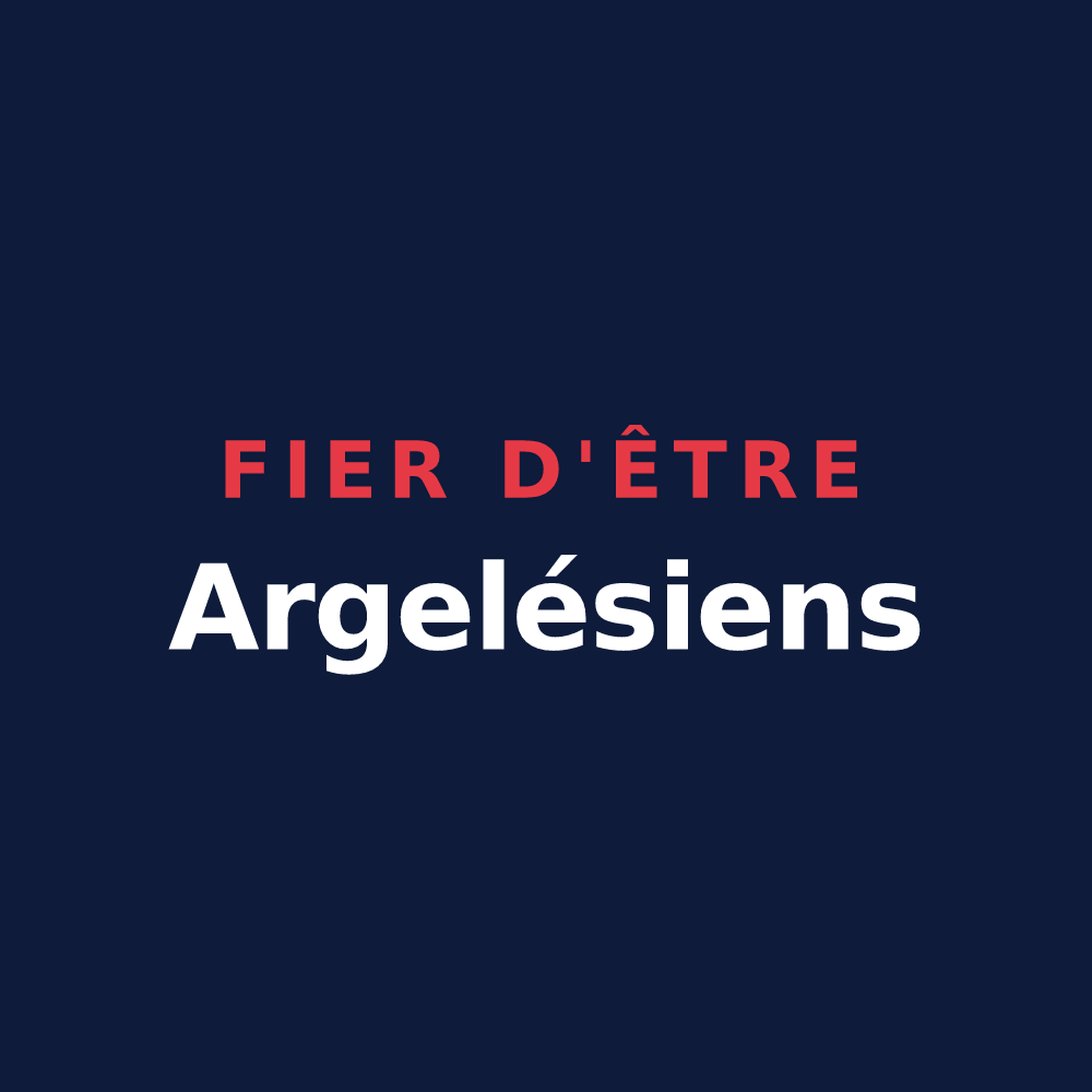 T-shirt « Fier d'être Argelésiens » — design pour Argelès-sur-Mer