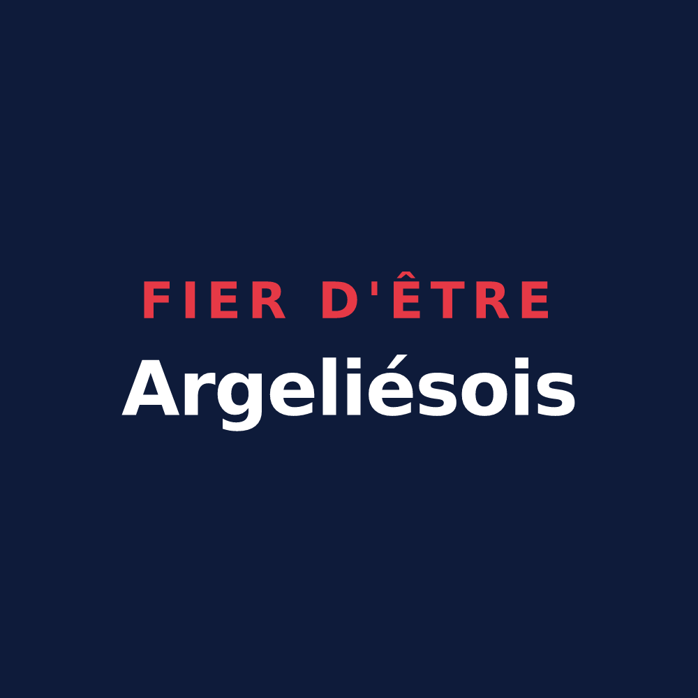 T-shirt « Fier d'être Argeliésois » — design pour Argeliers