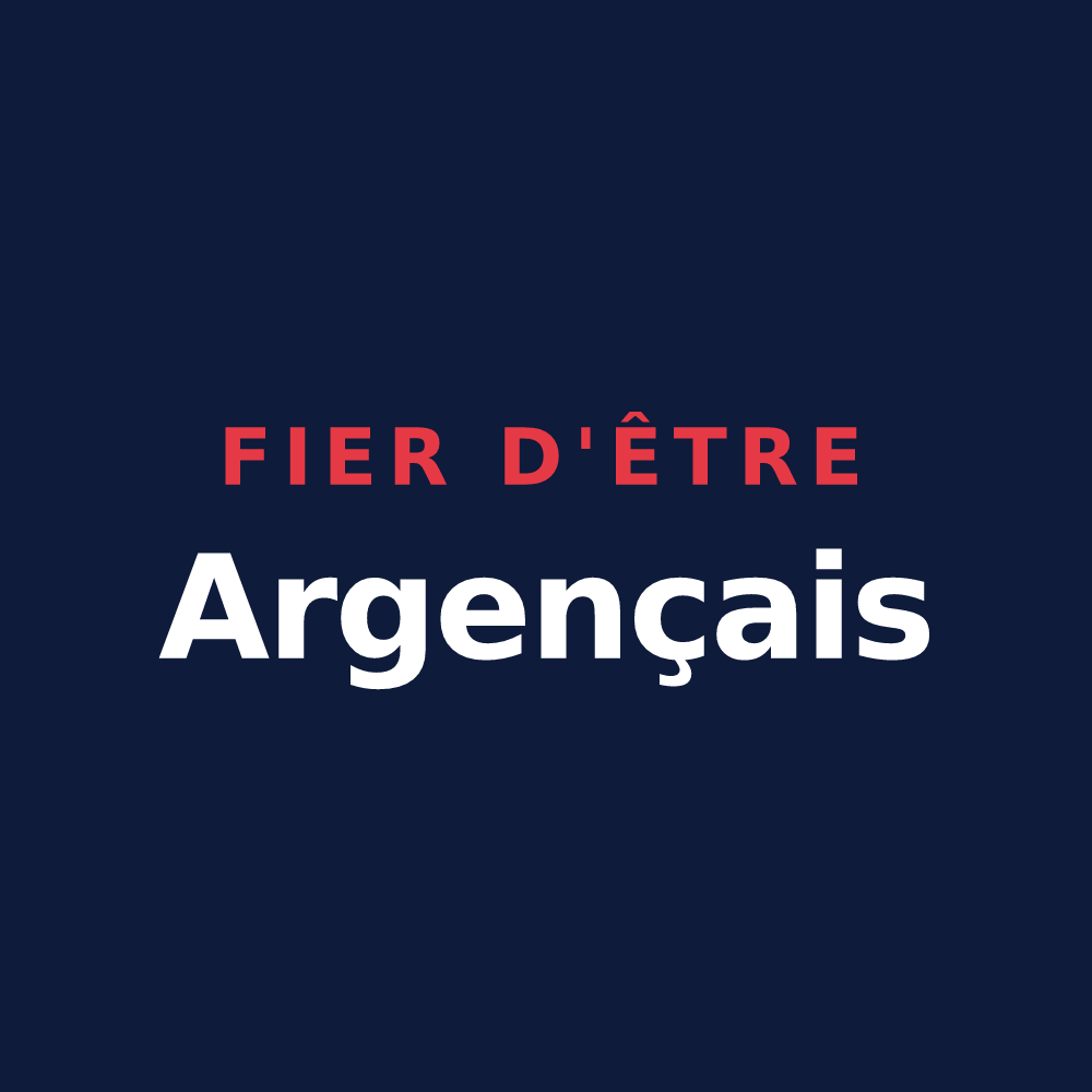 T-shirt « Fier d'être Argençais » — design pour Argences
