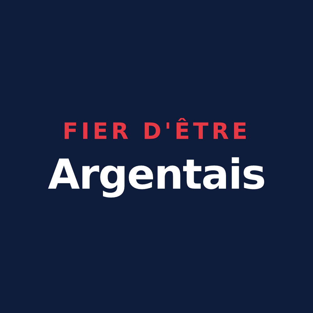 T-shirt « Fier d'être Argentais » — design pour Argent-sur-Sauldre