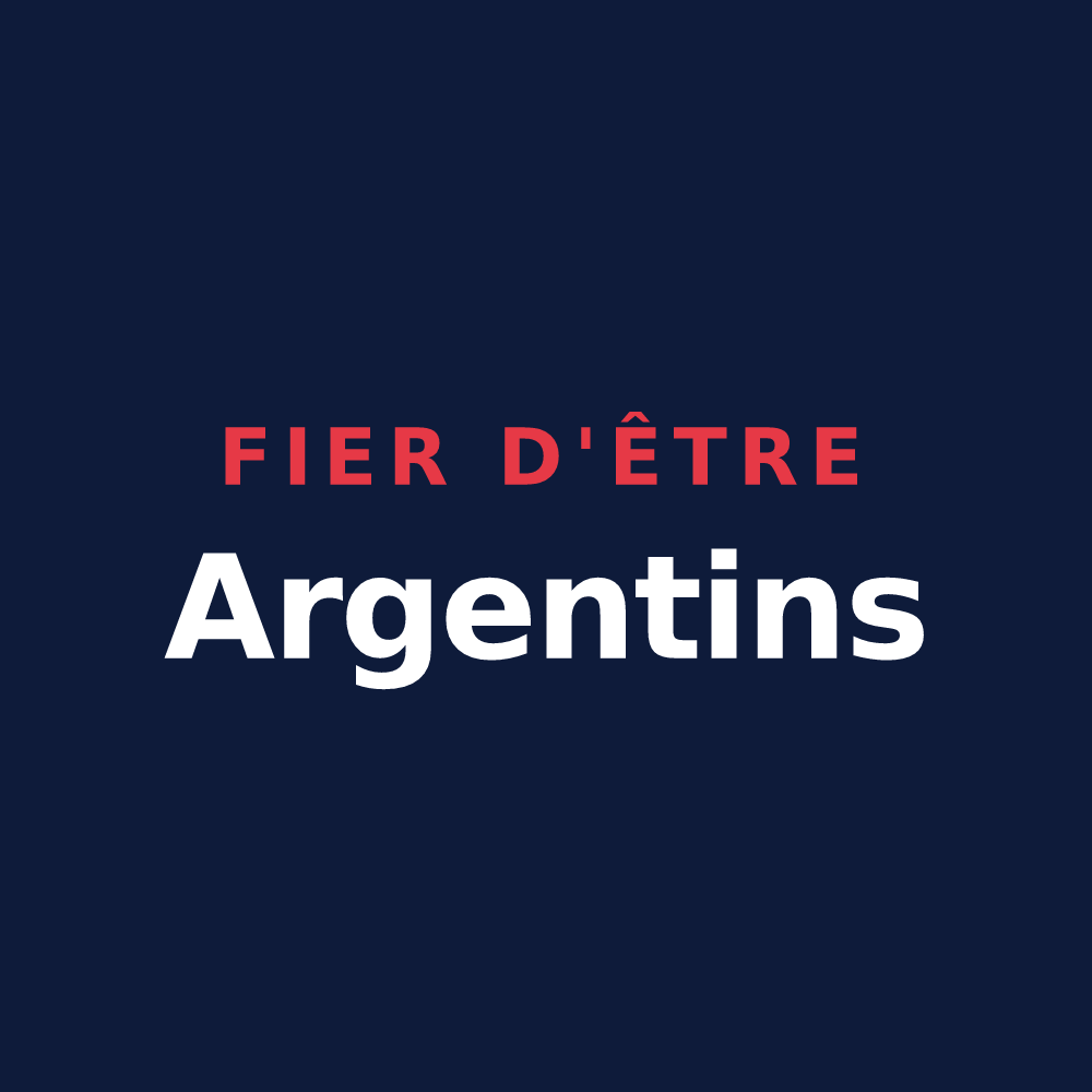 T-shirt « Fier d'être Argentins » — design pour Argentine
