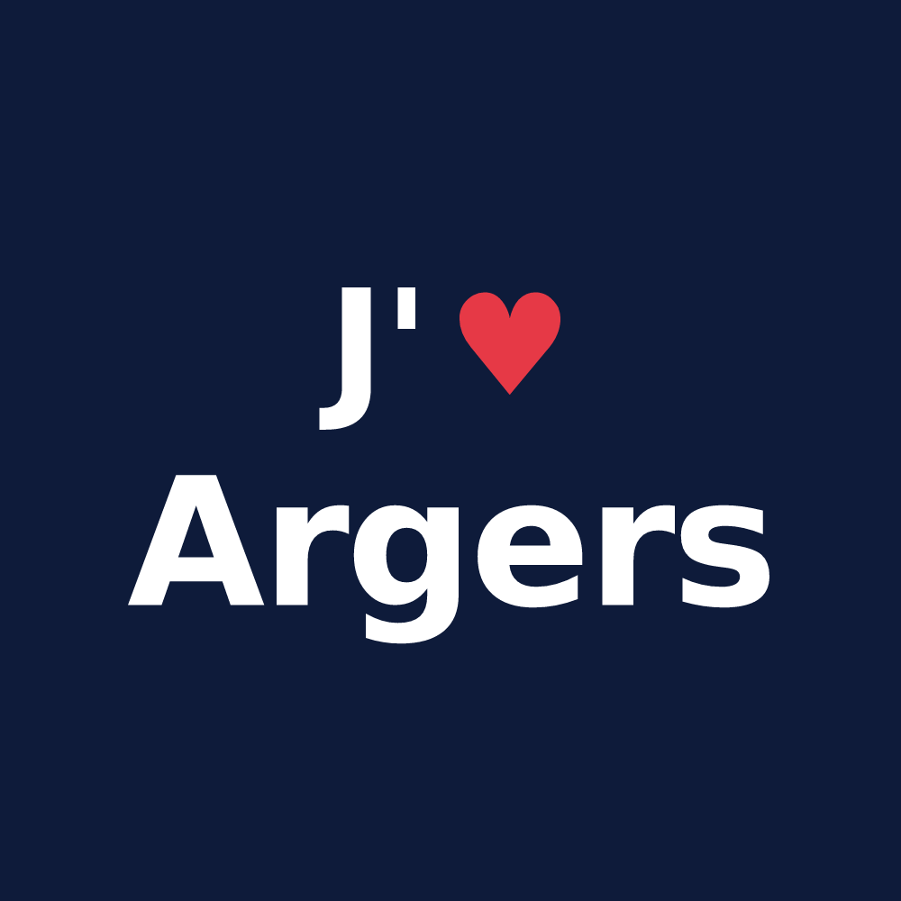 T-shirt personnalisé Argers — design J'aime Argers