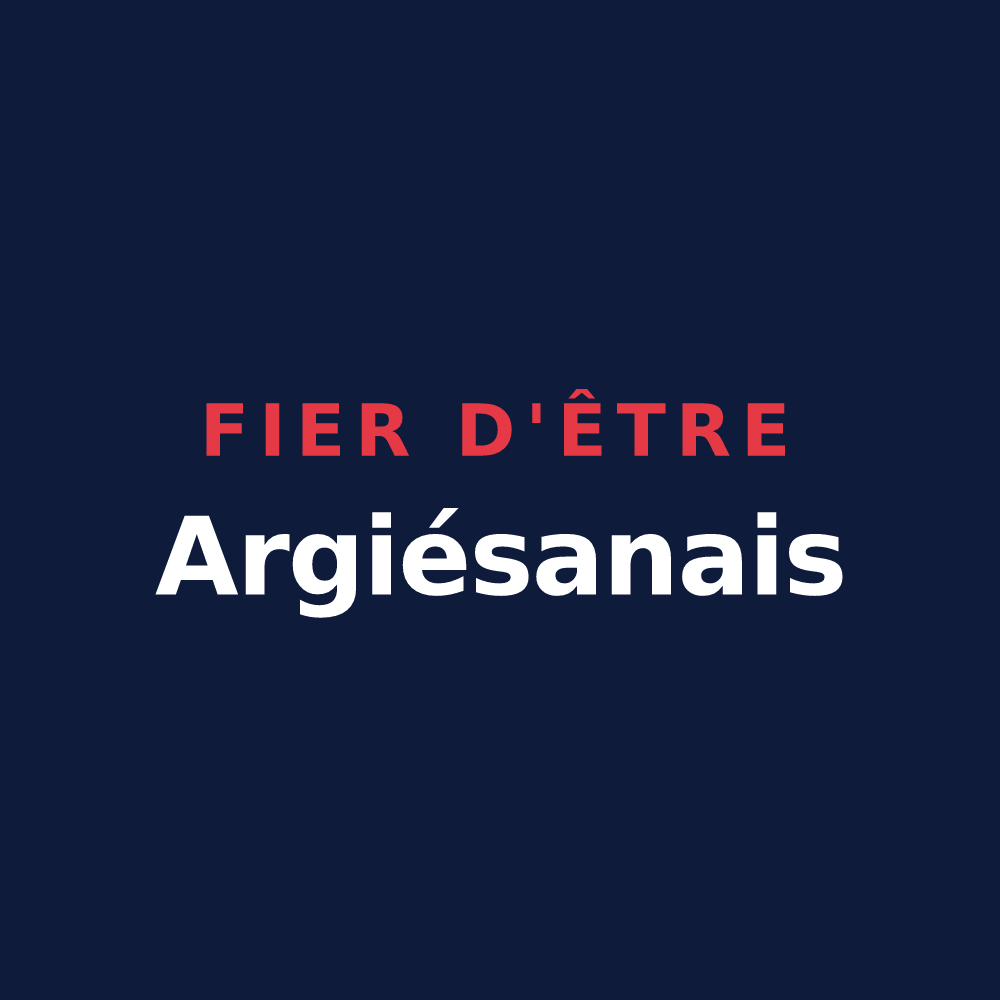 T-shirt « Fier d'être Argiésanais » — design pour Argiésans