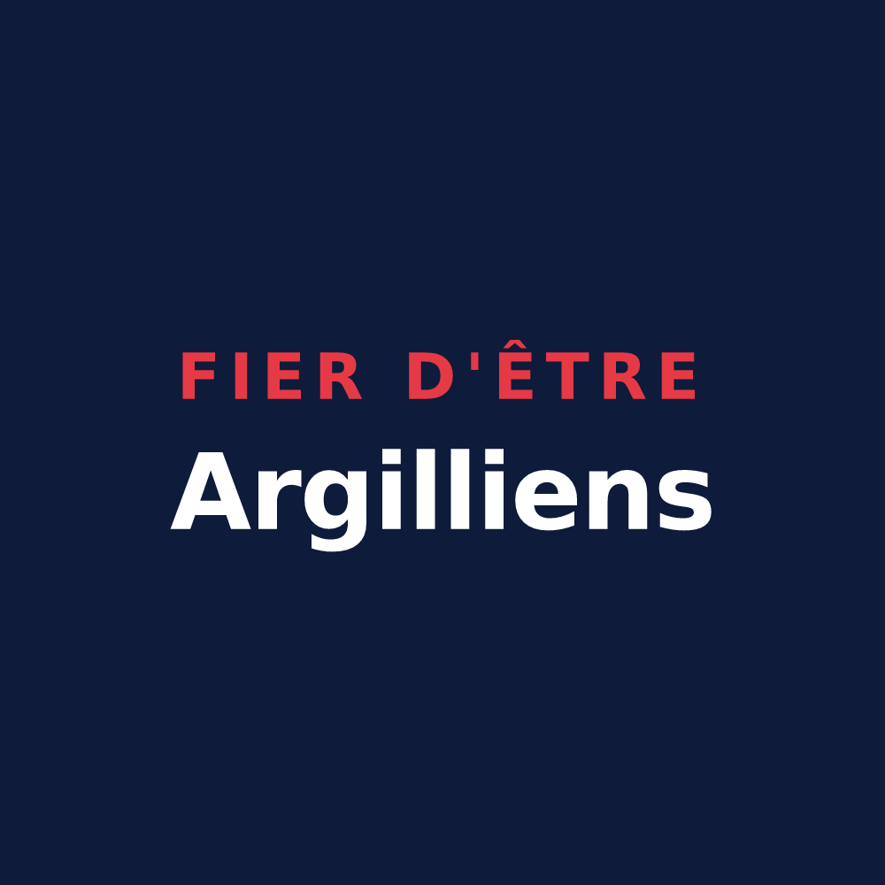 T-shirt « Fier d'être Argilliens » — design pour Argilly