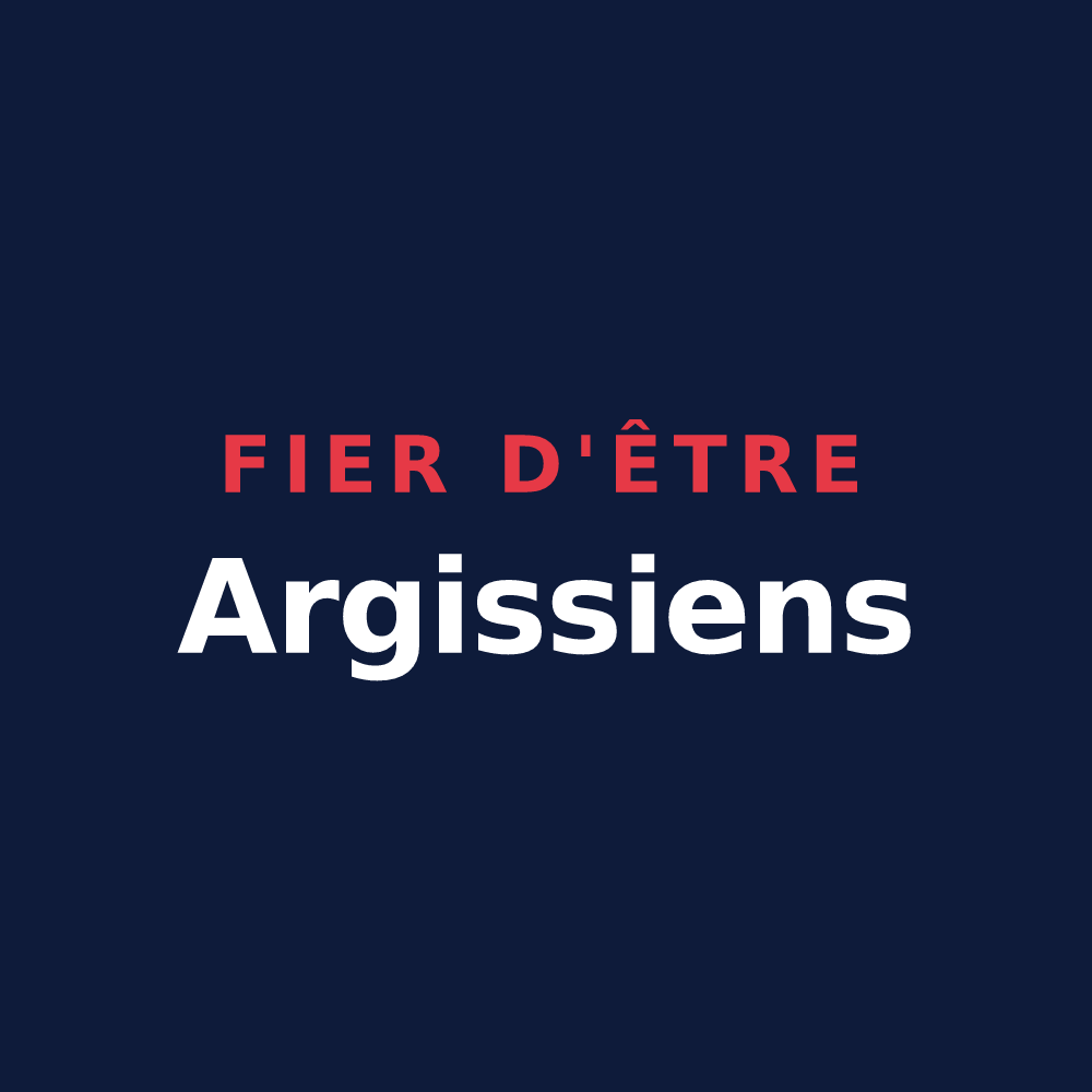 T-shirt « Fier d'être Argissiens » — design pour Argis