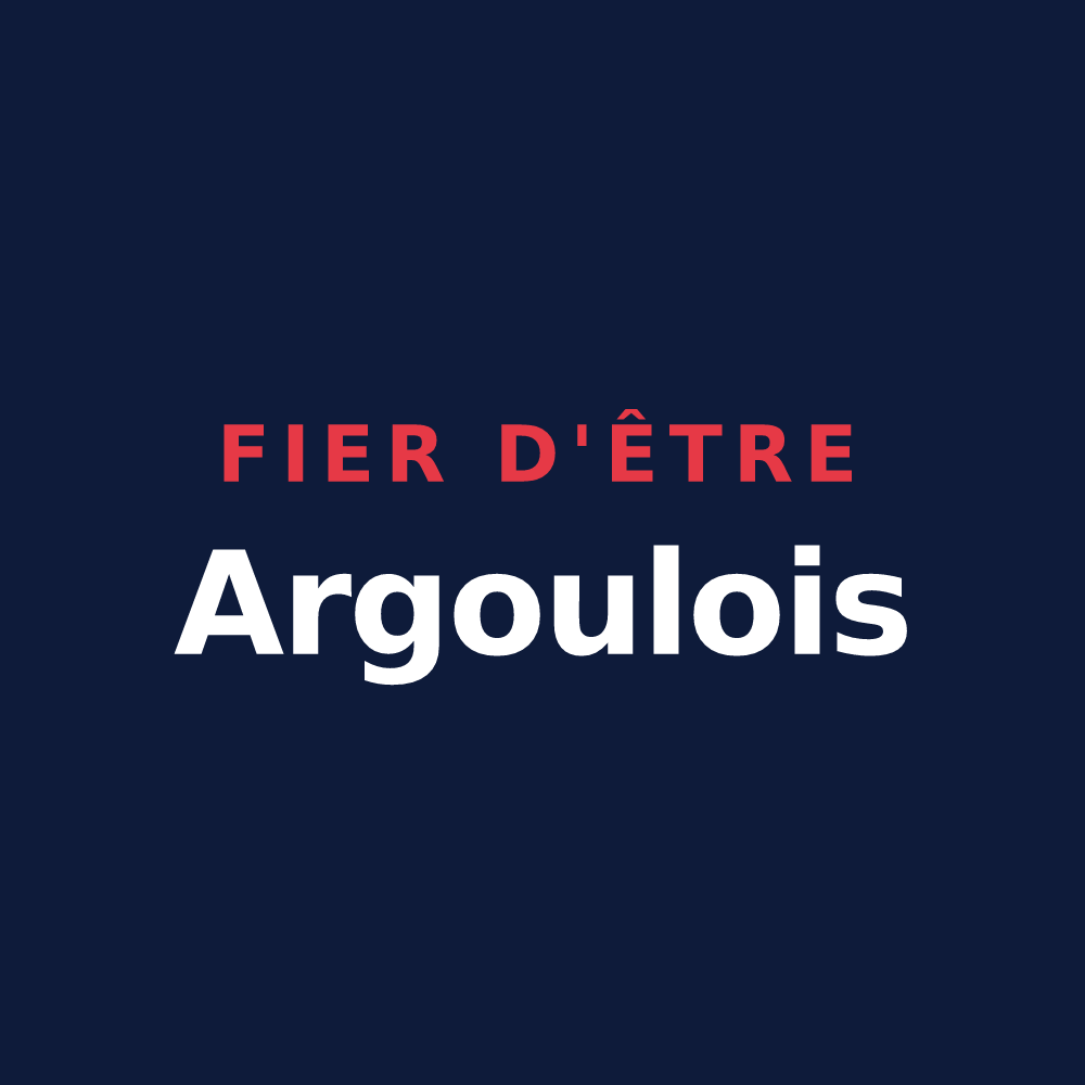 T-shirt « Fier d'être Argoulois » — design pour Argoules