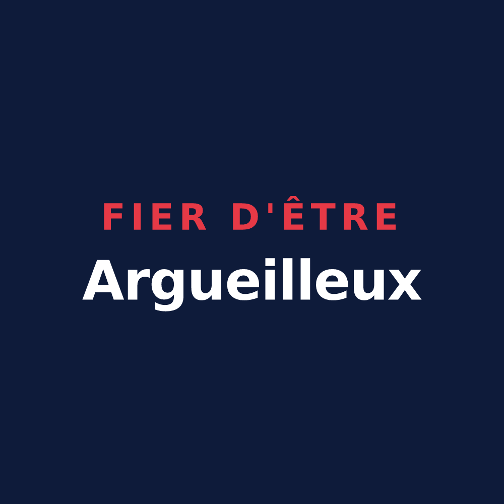 T-shirt « Fier d'être Argueilleux » — design pour Argueil