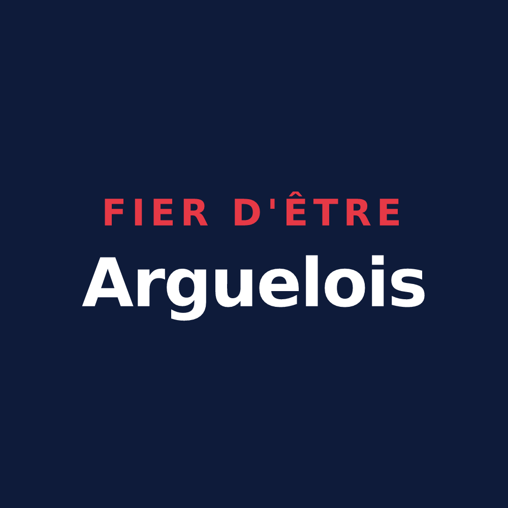 T-shirt « Fier d'être Arguelois » — design pour Arguel