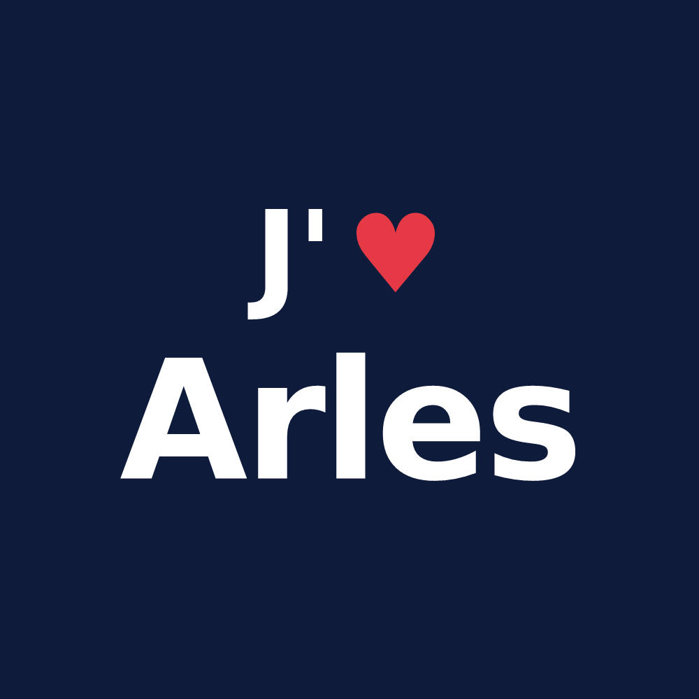 T-shirt personnalisé Arles — design J'aime Arles