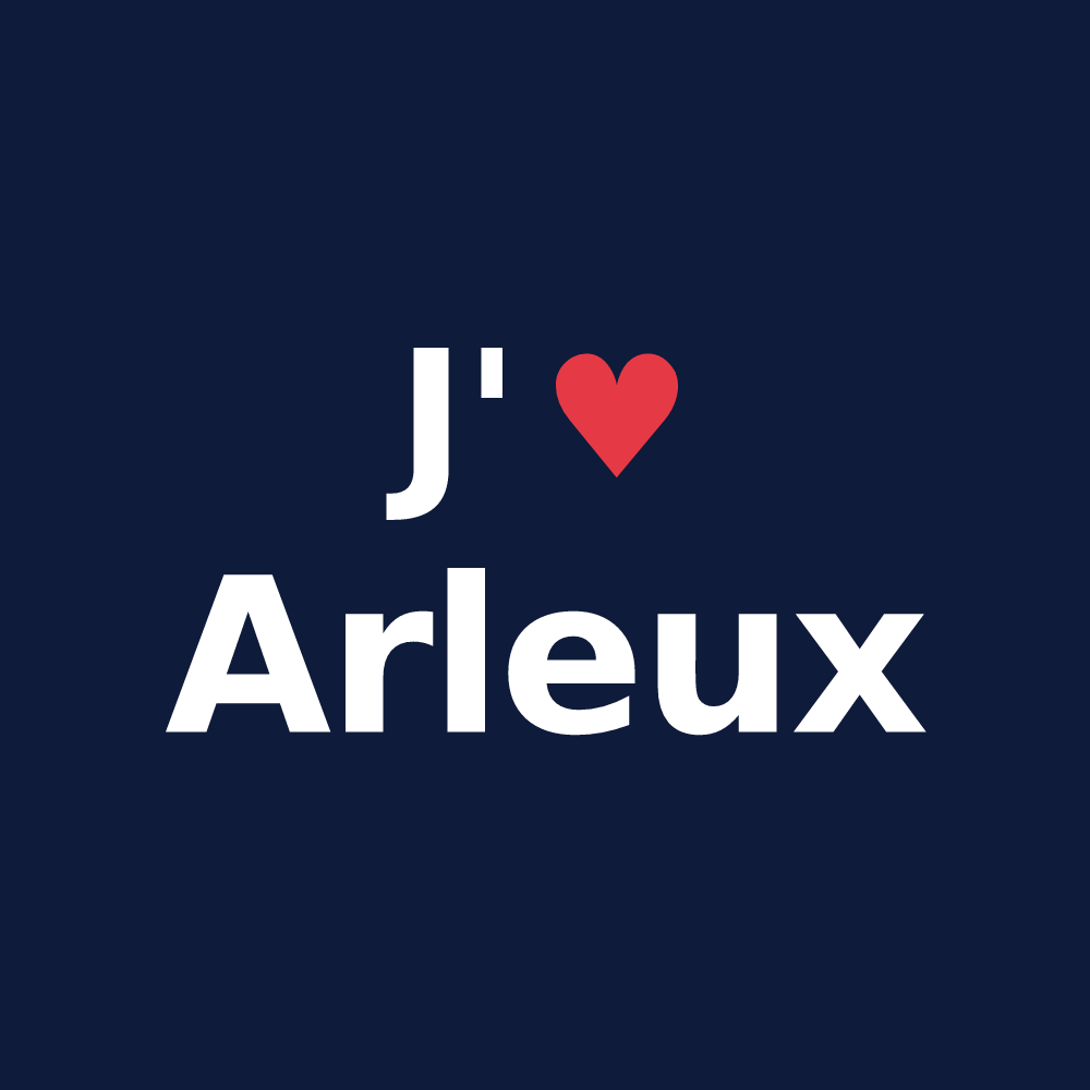 T-shirt personnalisé Arleux — design J'aime Arleux