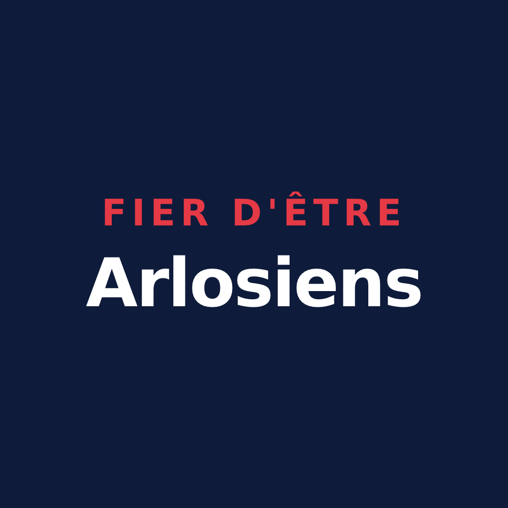 T-shirt « Fier d'être Arlosiens » — design pour Arlos