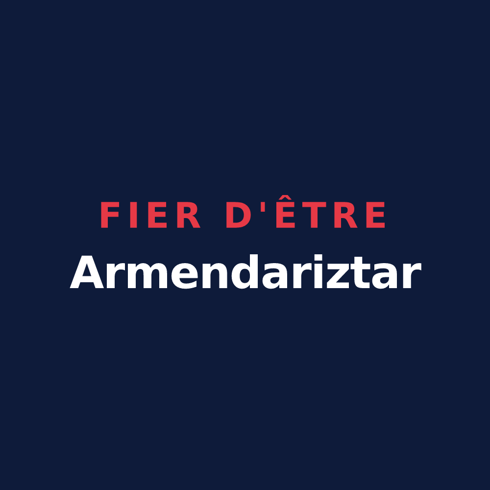 T-shirt « Fier d'être Armendariztar » — design pour Armendarits