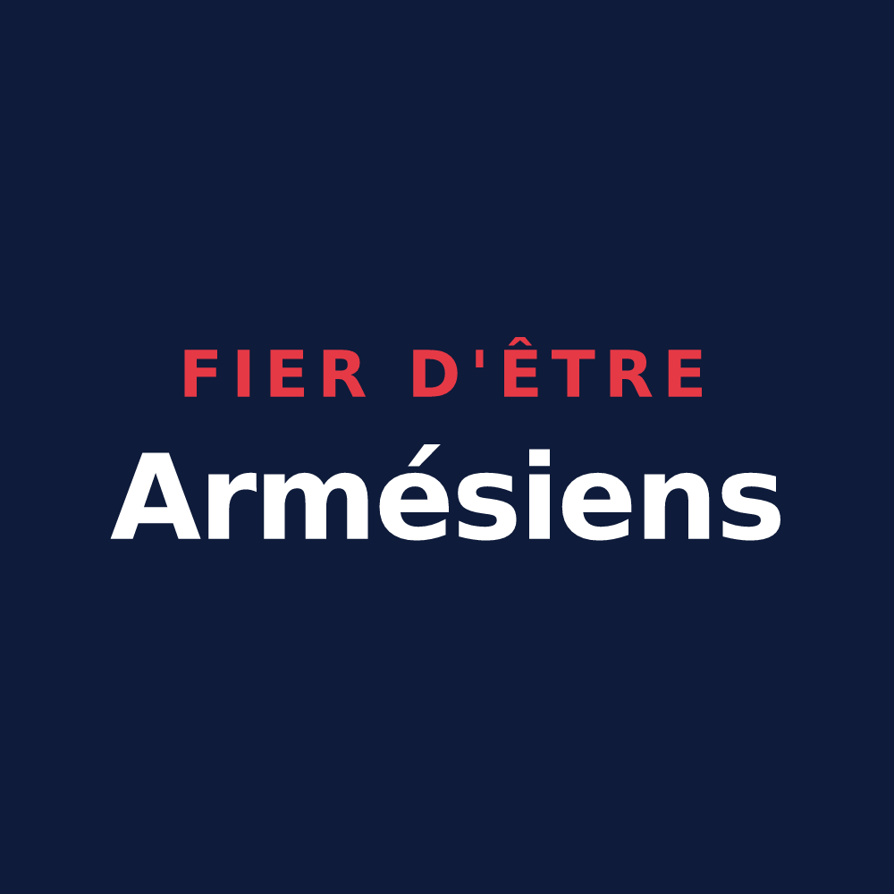 T-shirt « Fier d'être Armésiens » — design pour Armes