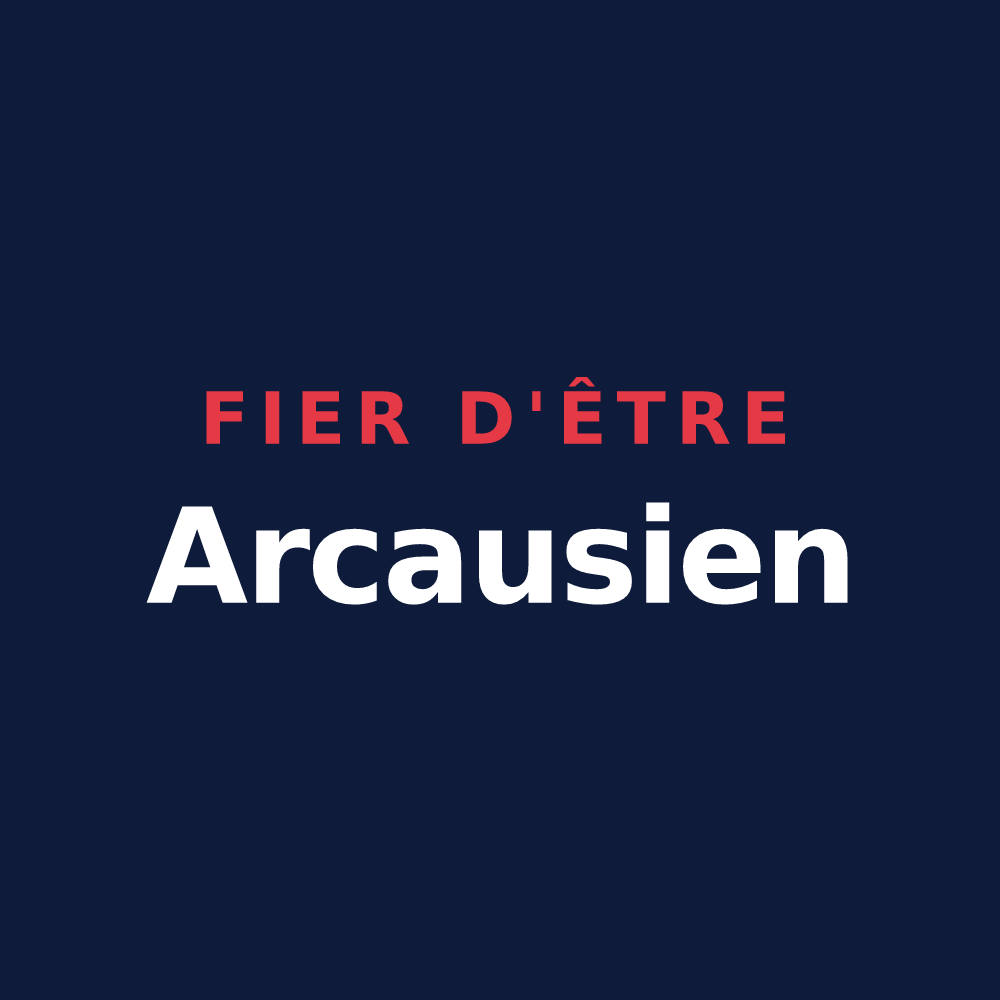 T-shirt « Fier d'être Arcausien » — design pour Armous-et-Cau
