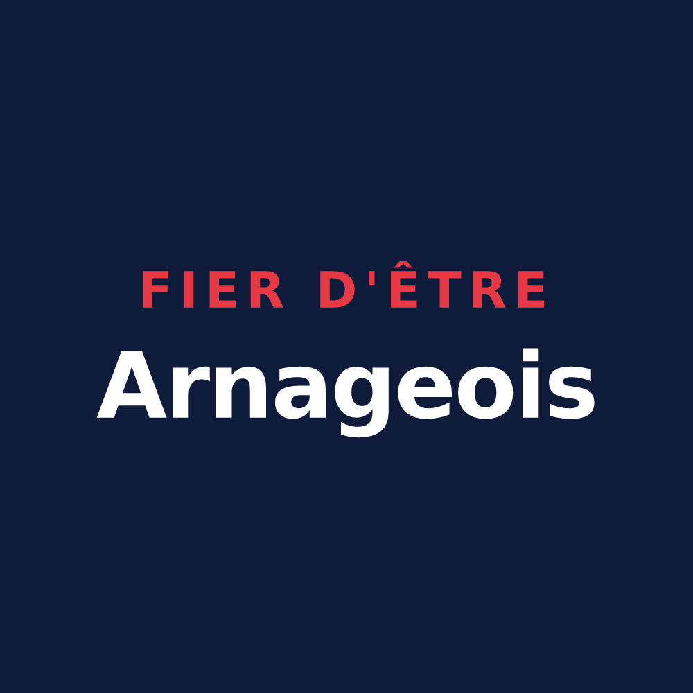 T-shirt « Fier d'être Arnageois » — design pour Arnage