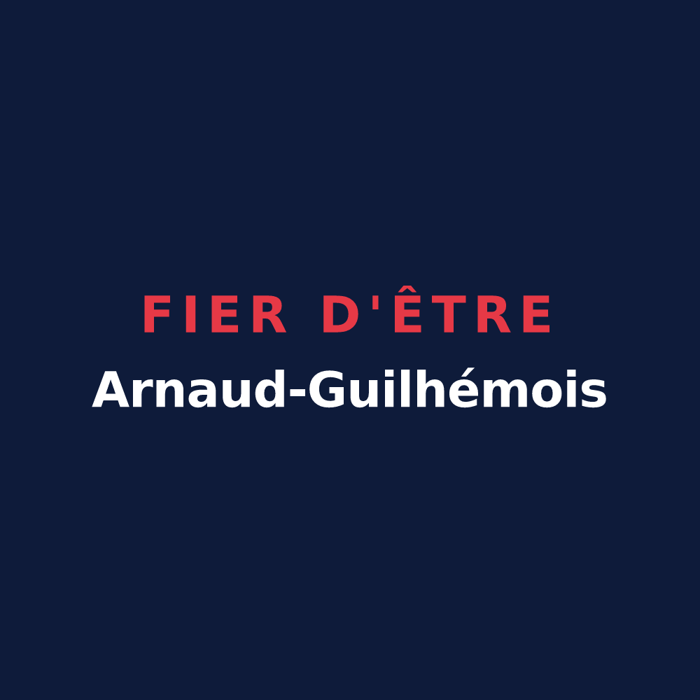 T-shirt « Fier d'être Arnaud-Guilhémois » — design pour Arnaud-Guilhem