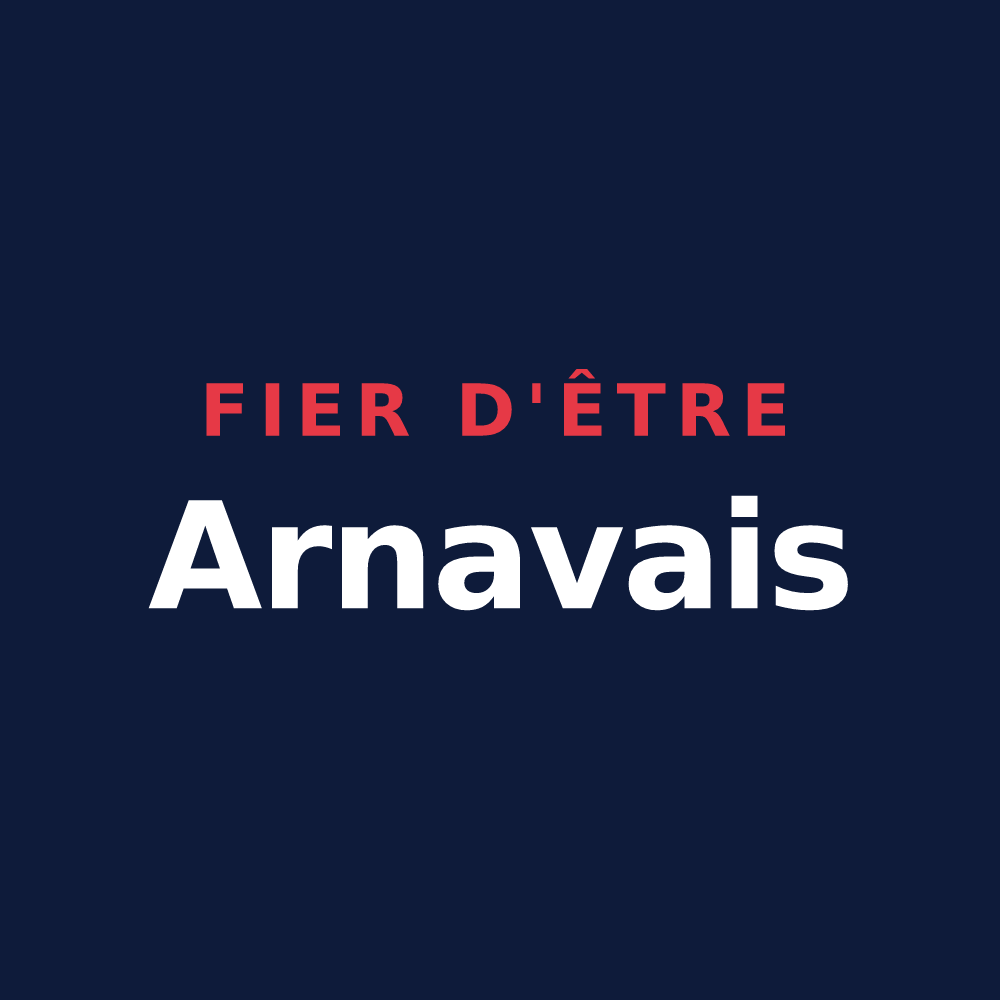 T-shirt « Fier d'être Arnavais » — design pour Arnave