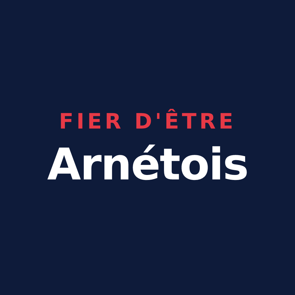 T-shirt « Fier d'être Arnétois » — design pour Arnay-le-Duc