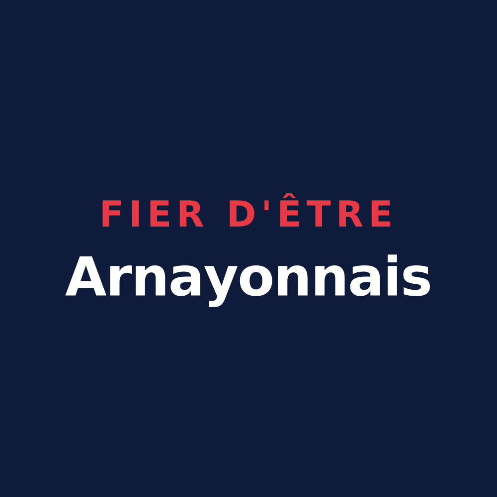 T-shirt « Fier d'être Arnayonnais » — design pour Arnayon