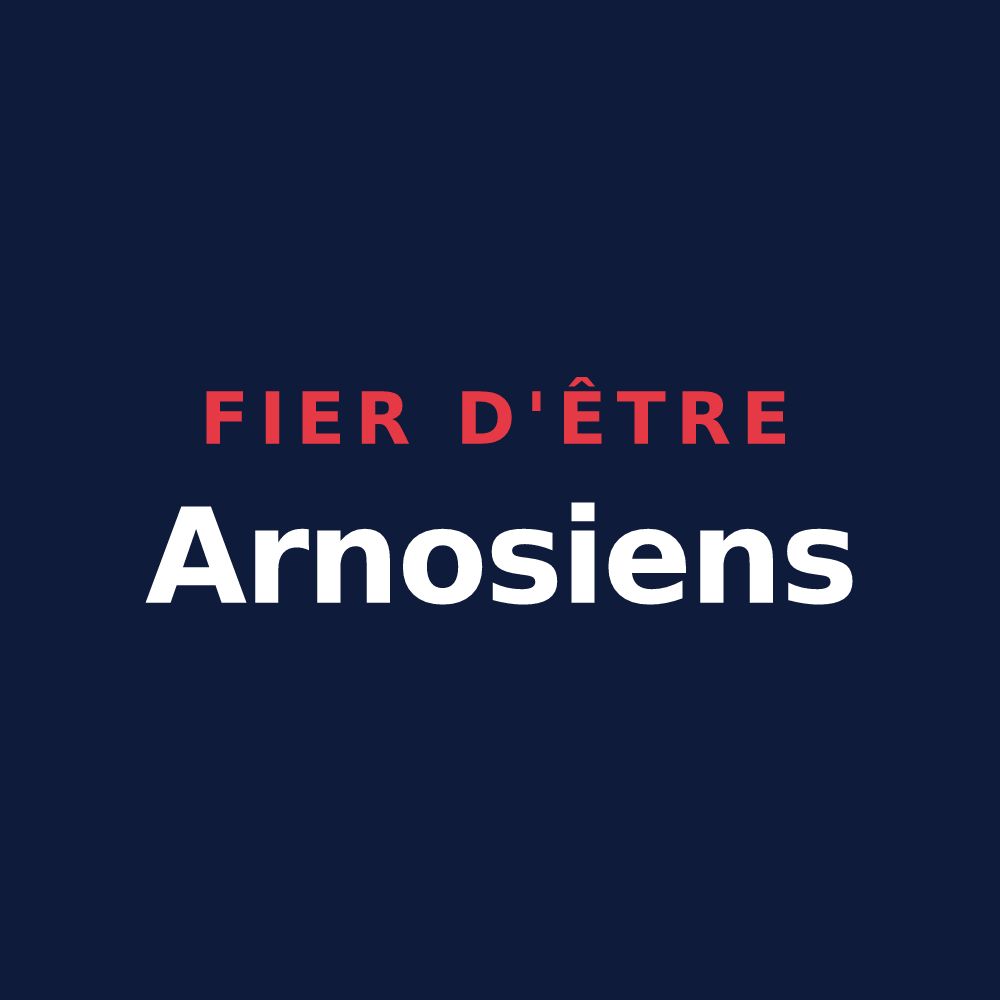 T-shirt « Fier d'être Arnosiens » — design pour Arnos