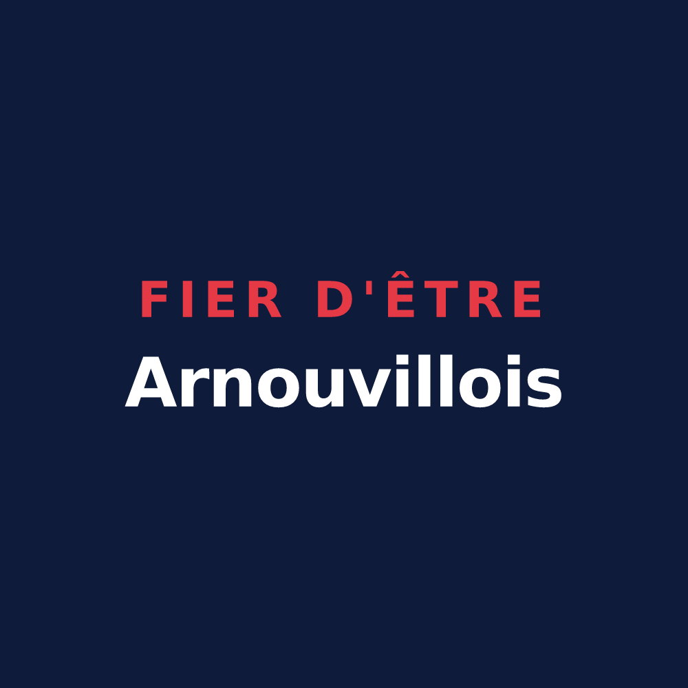 T-shirt « Fier d'être Arnouvillois » — design pour Arnouville