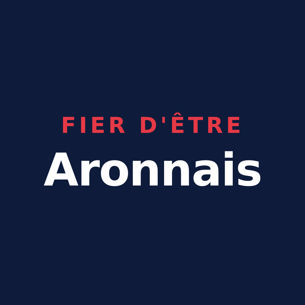 T-shirt « Fier d'être Aronnais » — design pour Aron
