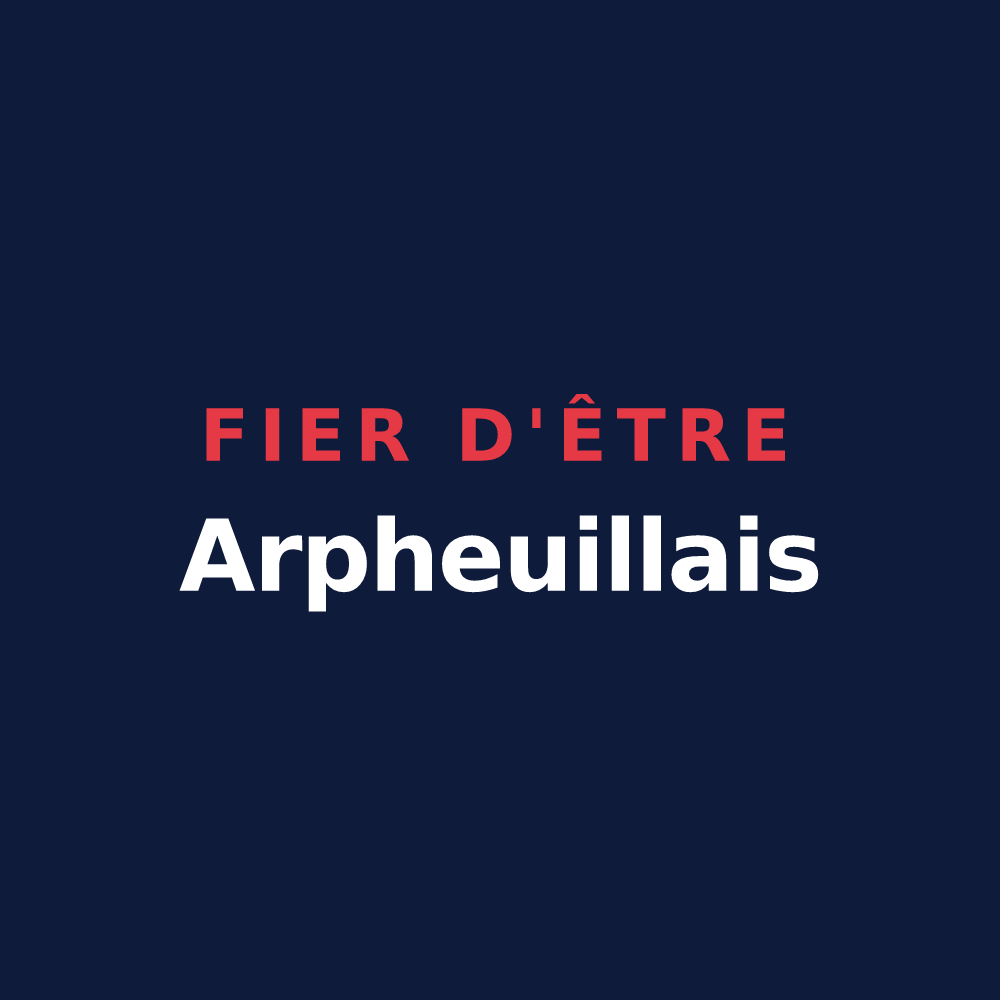 T-shirt « Fier d'être Arpheuillais » — design pour Arpheuilles-Saint-Priest