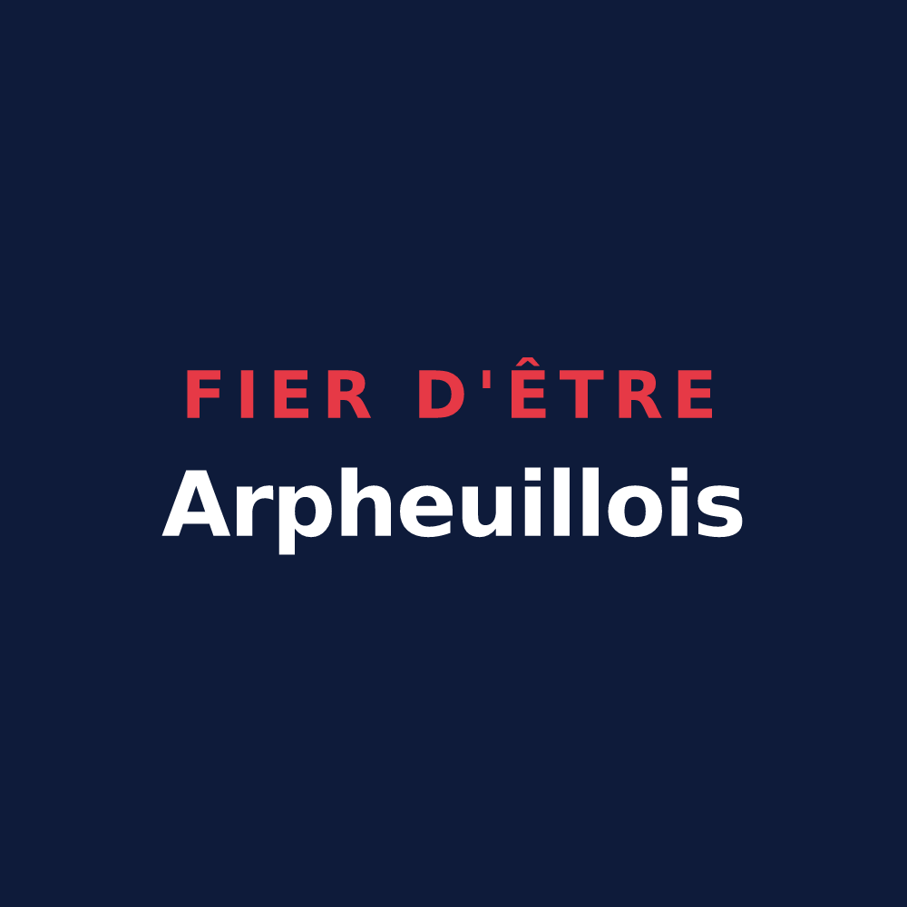 T-shirt « Fier d'être Arpheuillois » — design pour Arpheuilles