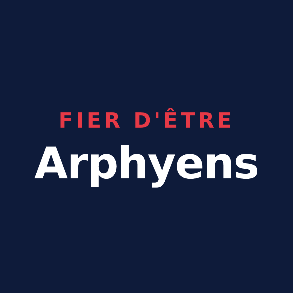 T-shirt « Fier d'être Arphyens » — design pour Arphy