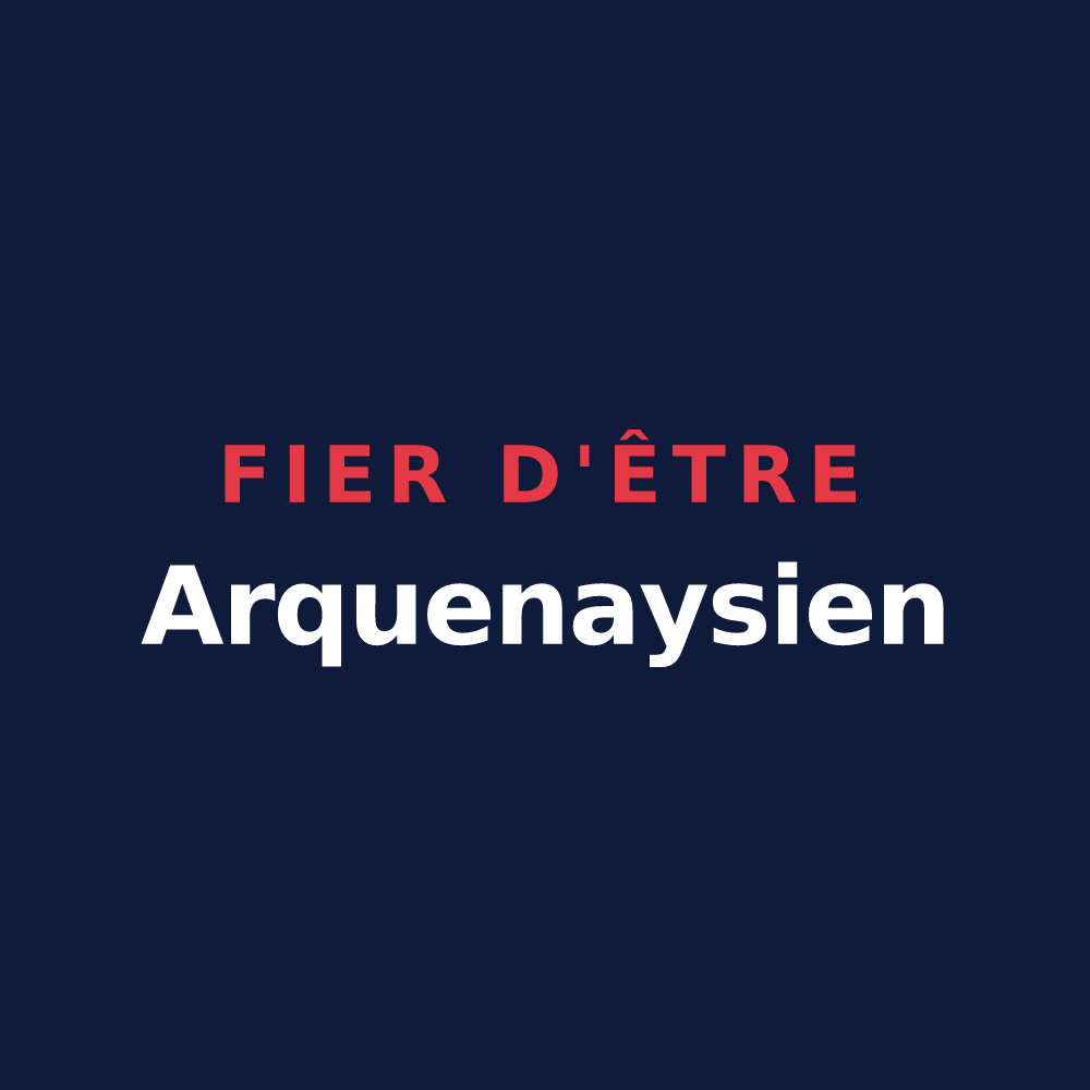 T-shirt « Fier d'être Arquenaysien » — design pour Arquenay