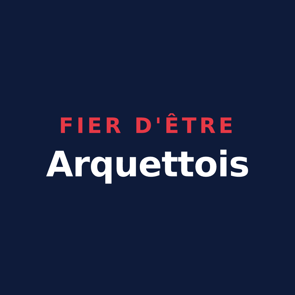 T-shirt « Fier d'être Arquettois » — design pour Arquettes-en-Val