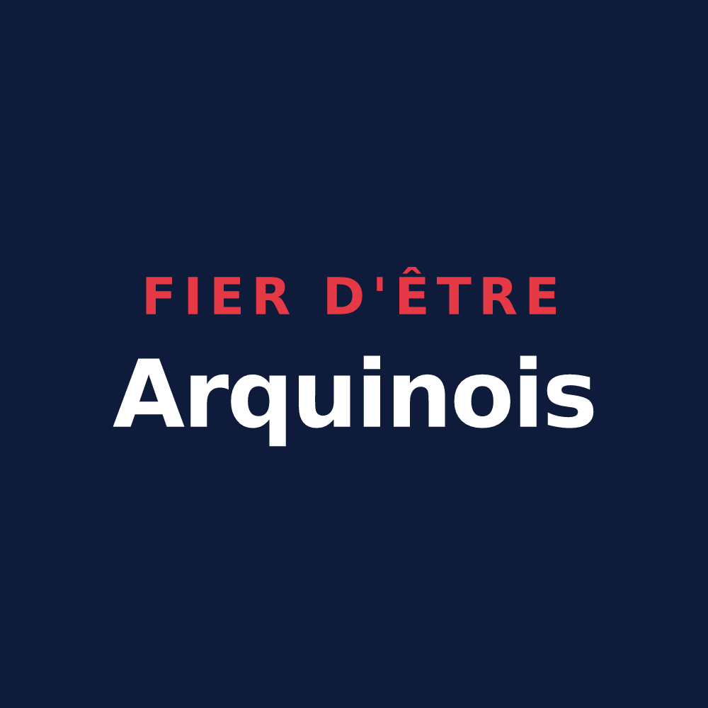 T-shirt « Fier d'être Arquinois » — design pour Arquian