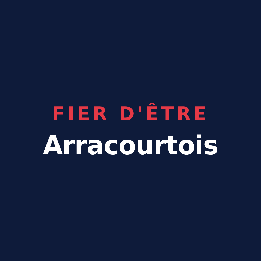 T-shirt « Fier d'être Arracourtois » — design pour Arracourt