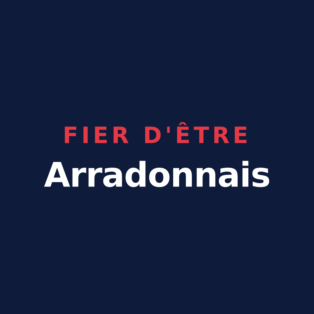 T-shirt « Fier d'être Arradonnais » — design pour Arradon