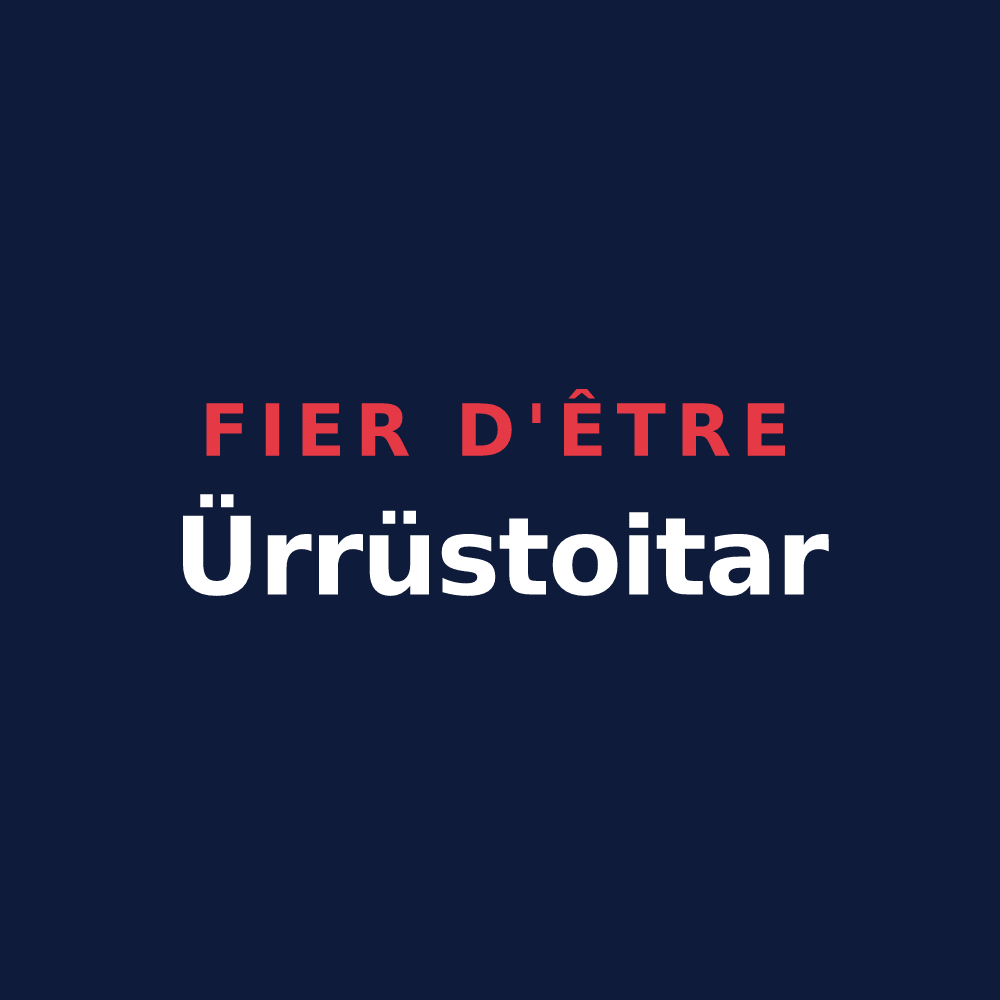 T-shirt « Fier d'être Ürrüstoitar » — design pour Arrast-Larrebieu