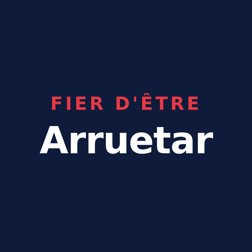 T-shirt « Fier d'être Arruetar » — design pour Arraute-Charritte
