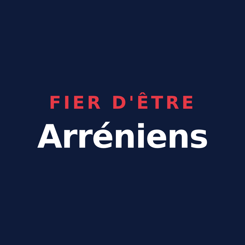 T-shirt « Fier d'être Arréniens » — design pour Arrènes