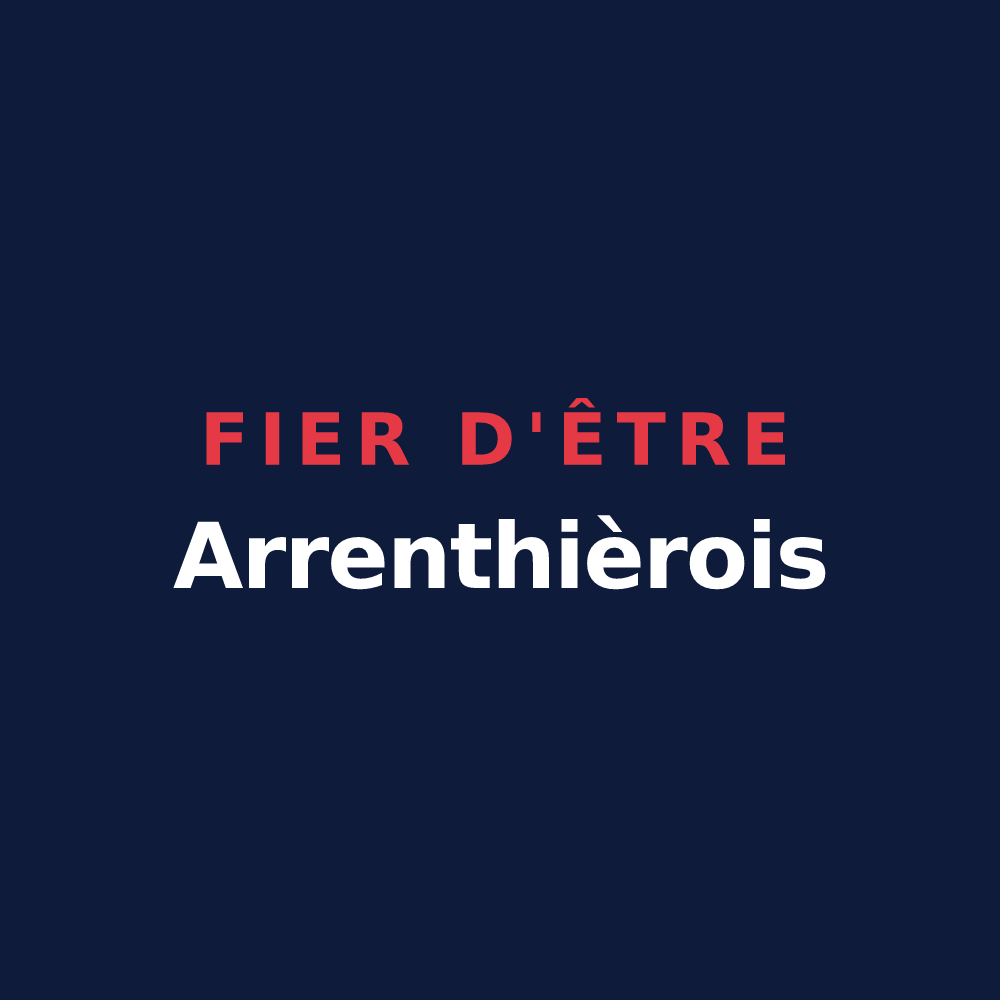 T-shirt « Fier d'être Arrenthièrois » — design pour Arrentières