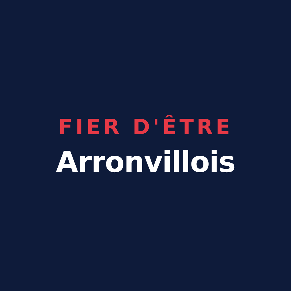 T-shirt « Fier d'être Arronvillois » — design pour Arronville
