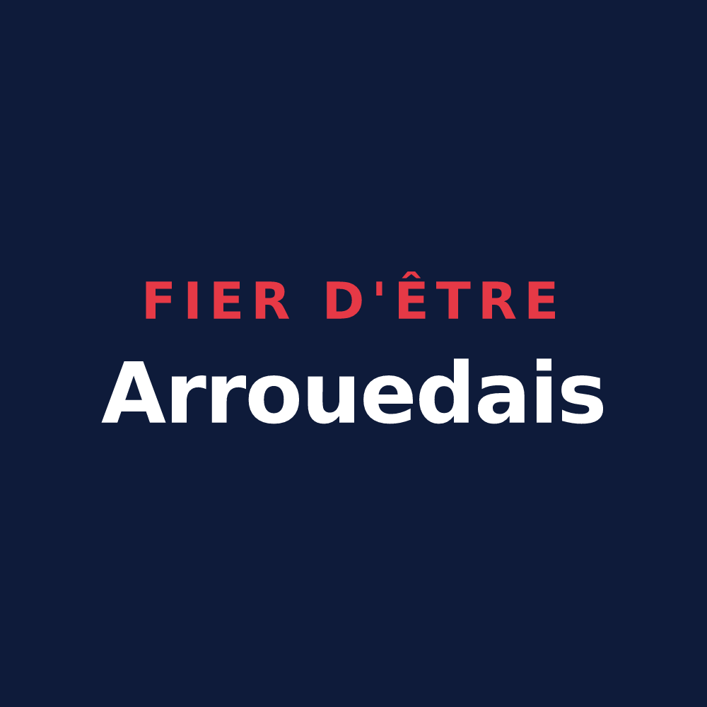 T-shirt « Fier d'être Arrouedais » — design pour Arrouède