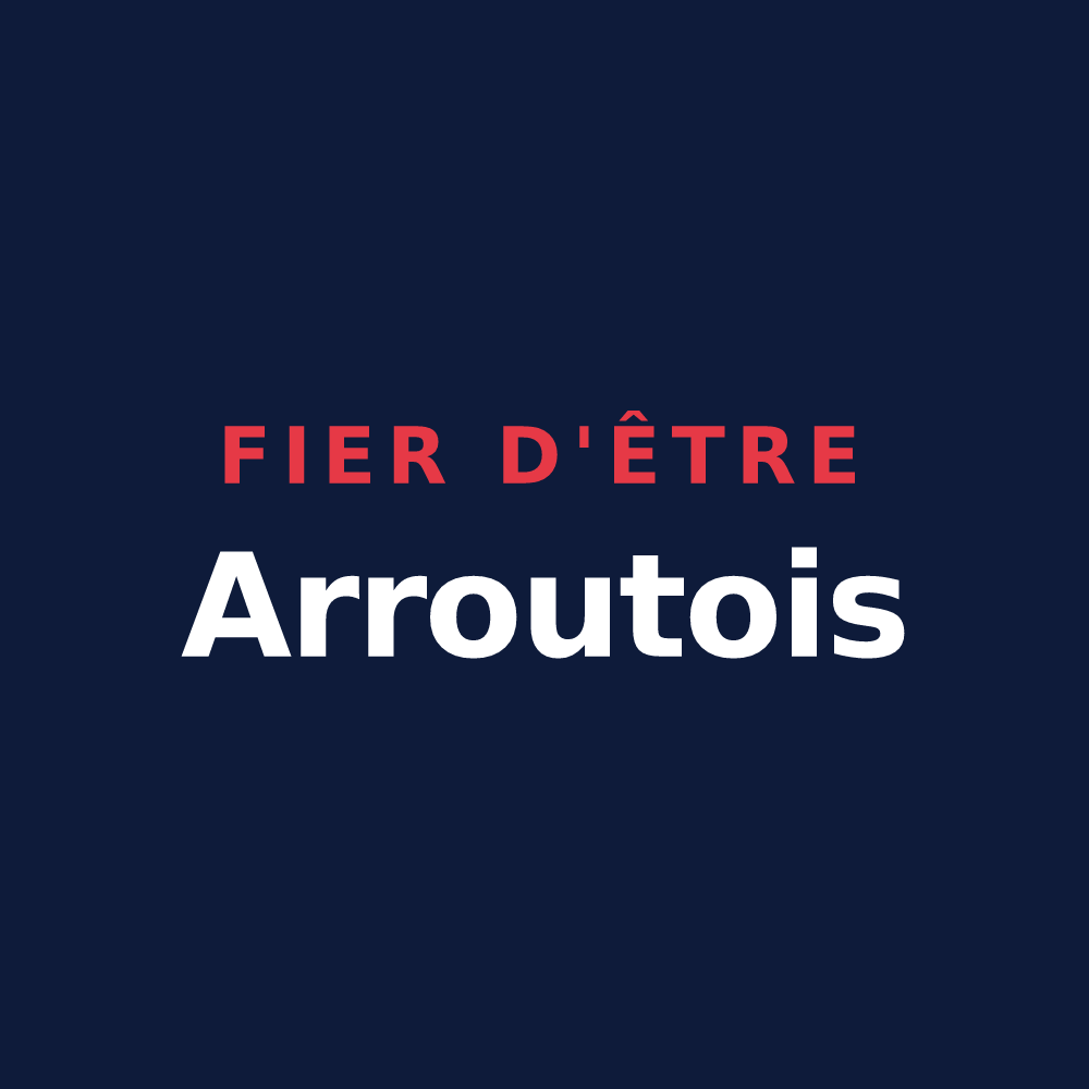 T-shirt « Fier d'être Arroutois » — design pour Arrout
