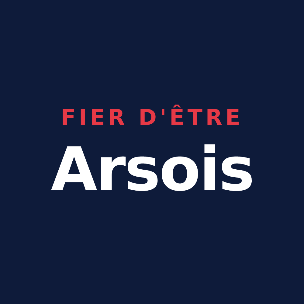 T-shirt « Fier d'être Arsois » — design pour Ars-les-Favets