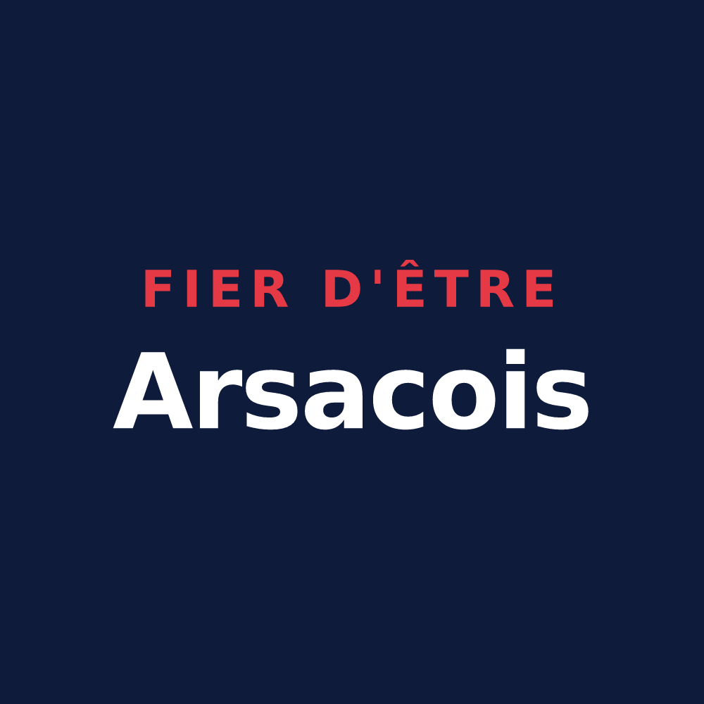 T-shirt « Fier d'être Arsacois » — design pour Arsac-en-Velay