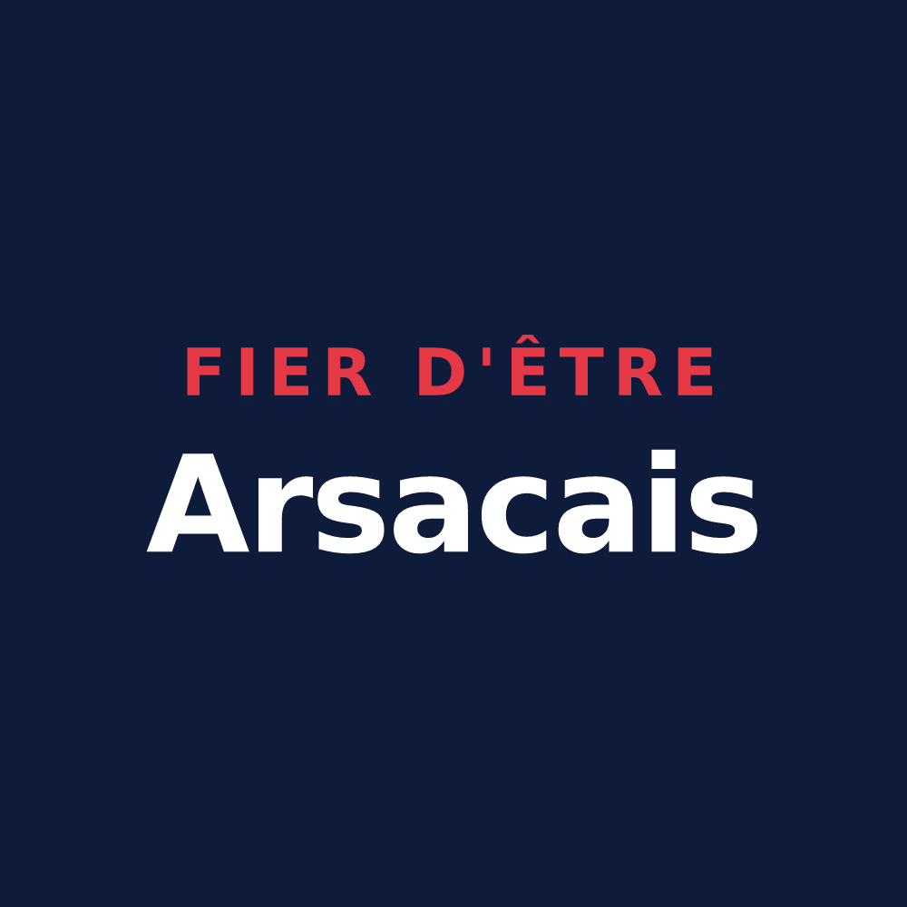 T-shirt « Fier d'être Arsacais » — design pour Arsac