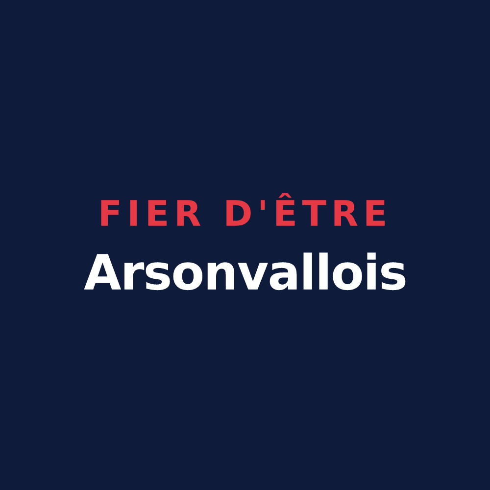 T-shirt « Fier d'être Arsonvallois » — design pour Arsonval