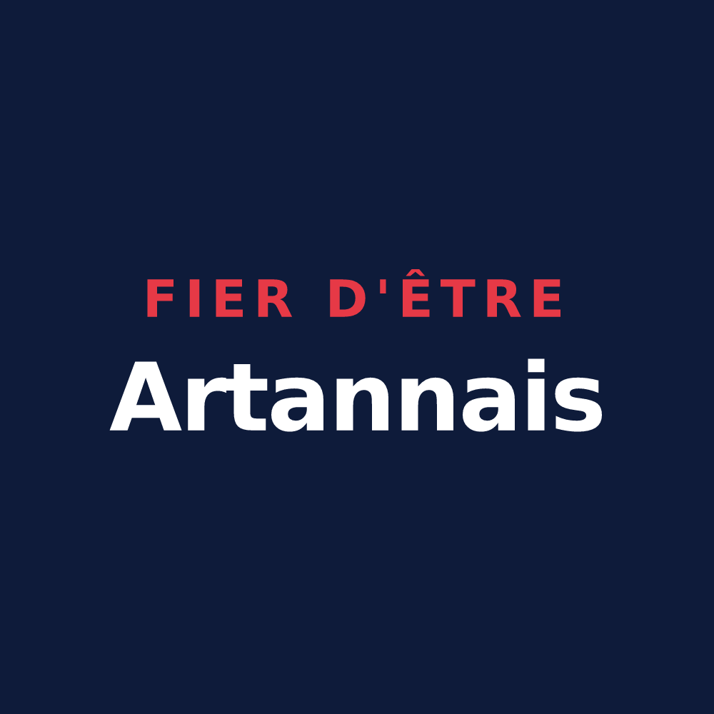 T-shirt « Fier d'être Artannais » — design pour Artannes-sur-Indre