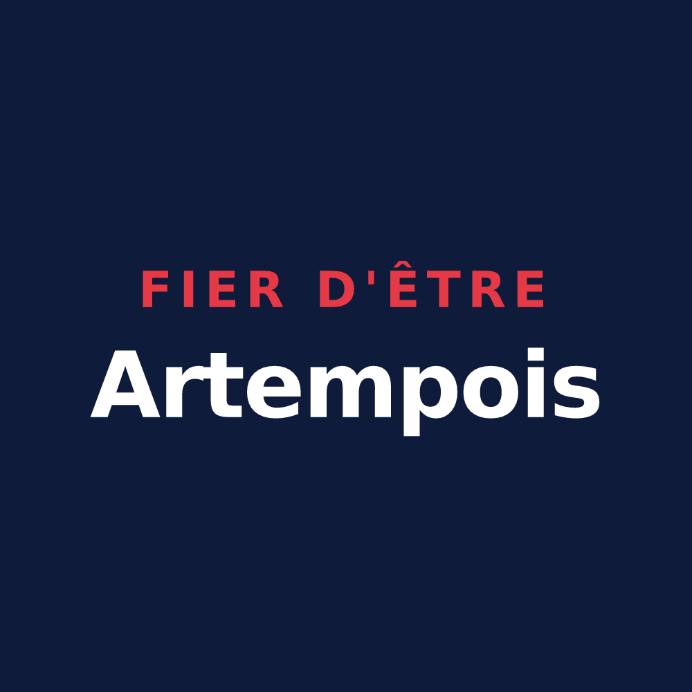 T-shirt « Fier d'être Artempois » — design pour Artemps