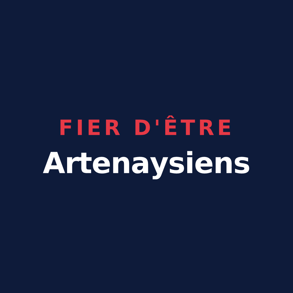 T-shirt « Fier d'être Artenaysiens » — design pour Artenay