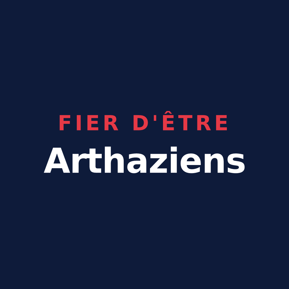 T-shirt « Fier d'être Arthaziens » — design pour Arthaz-Pont-Notre-Dame